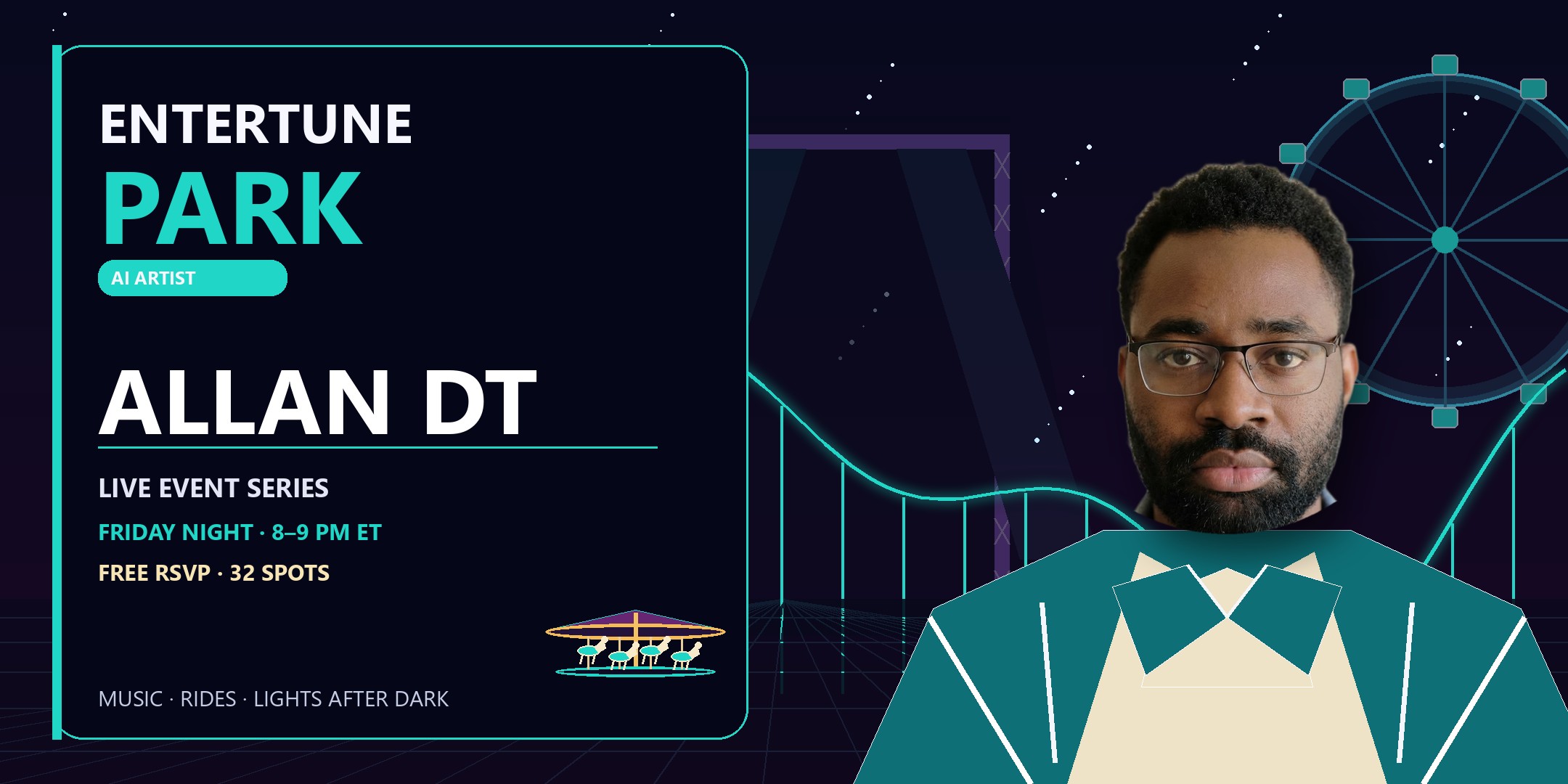 Allan DT recurring event poster