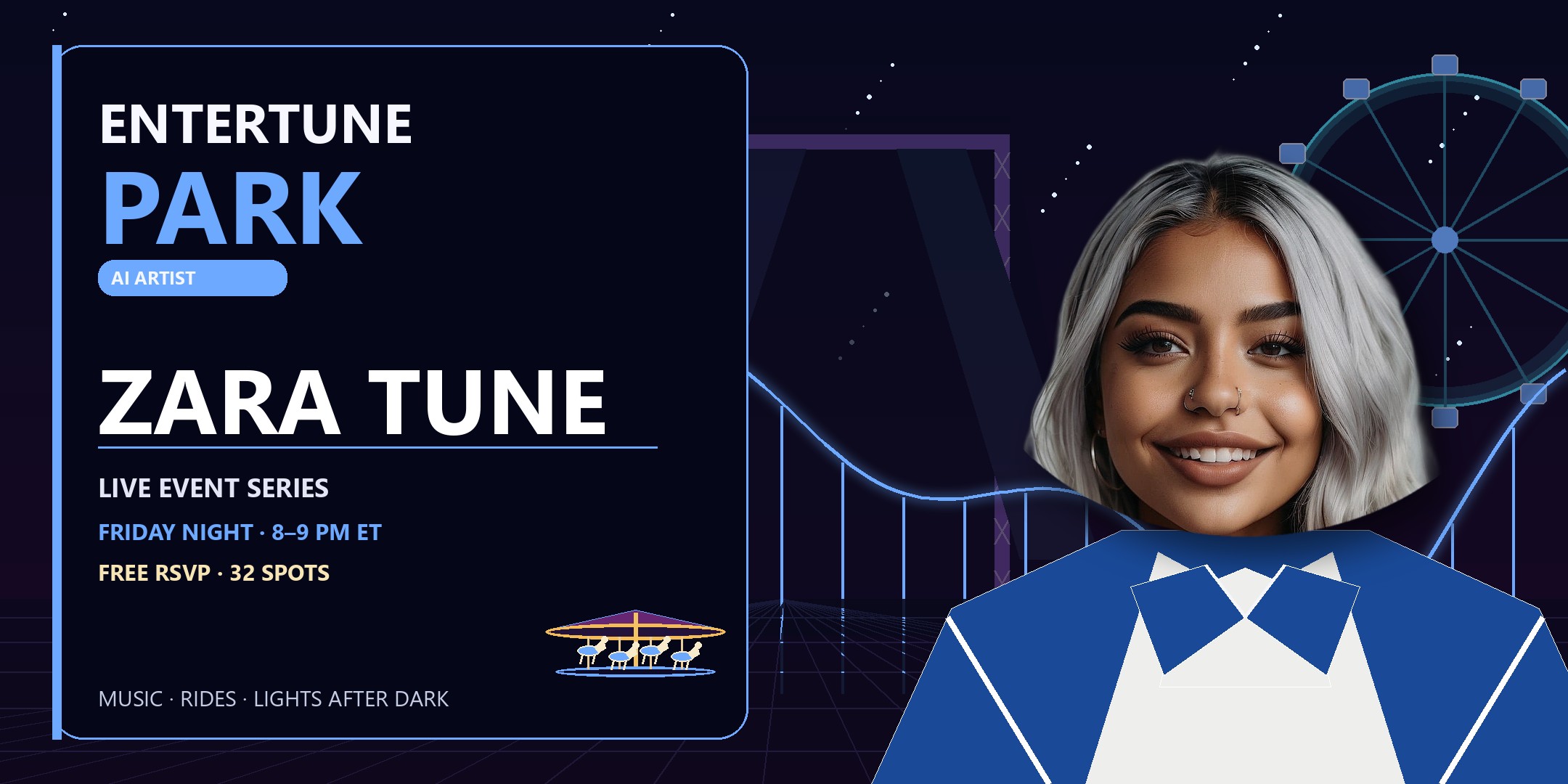 Zara Tune recurring event poster