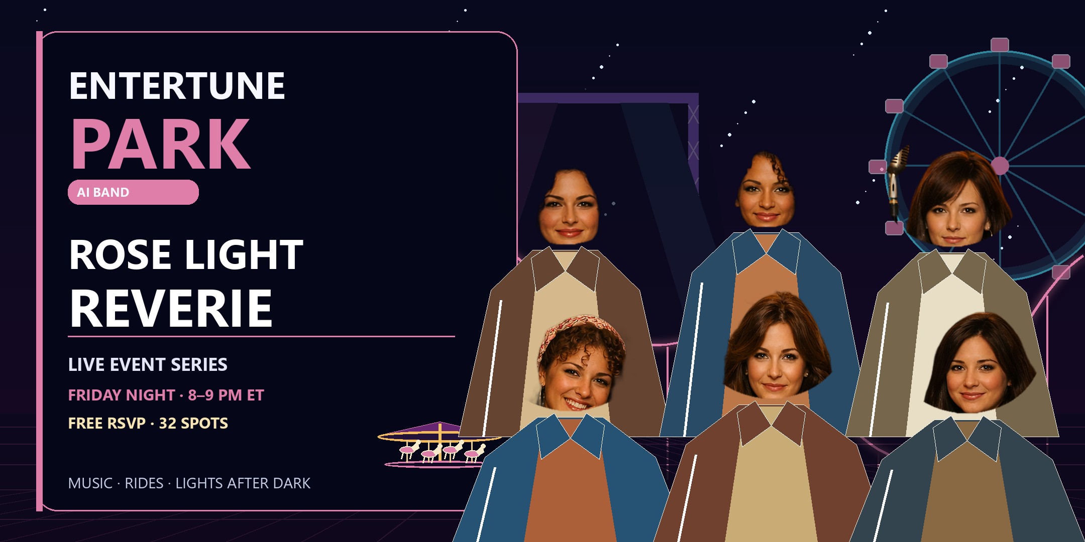 Rose Light Reverie recurring event poster